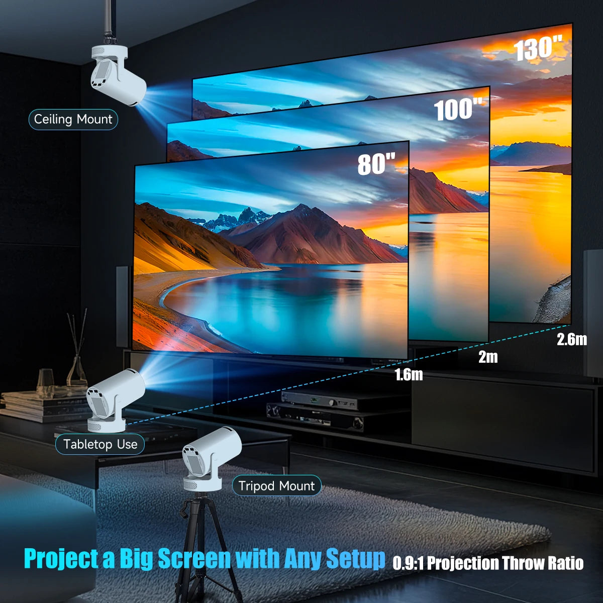 PROYECTOR PORTATIL DE CINE EN CASA 🎬Nova Vision™ Projector 2026